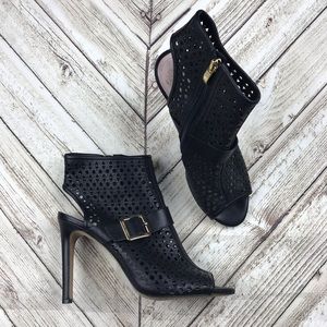 Vince Camuto Kaleen Perforated Leather Booties